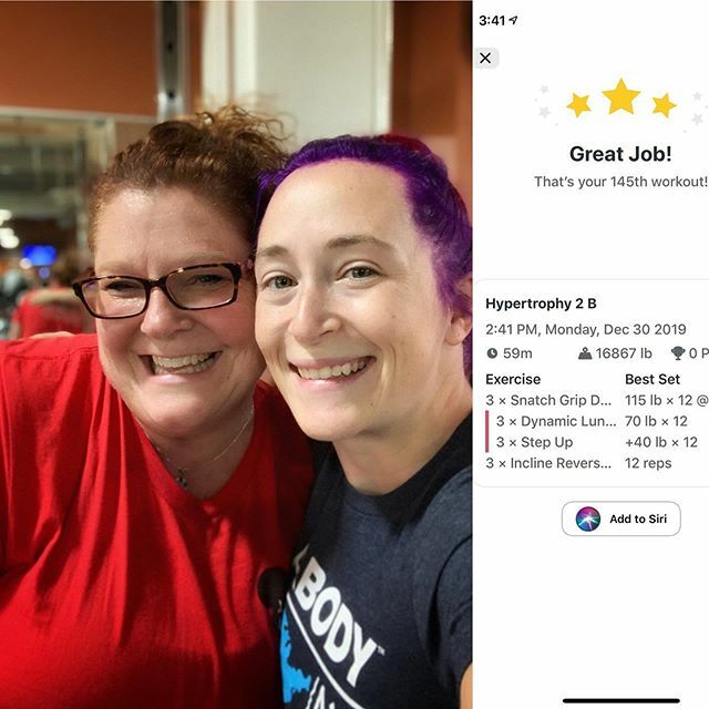 Kayla_Kirsch's tweet photo. Another post Christmas workout with this beautiful lady. I had so much fun helping her get started with her weight lifting journey today. #liftingladies #ladylifters #liftlikeagirl #liftlikeamother #momlifter #liftlikeamanlooklikeagoddess https://t.co/r2pyvrdVhW https://t.co/v7QUIbQodM