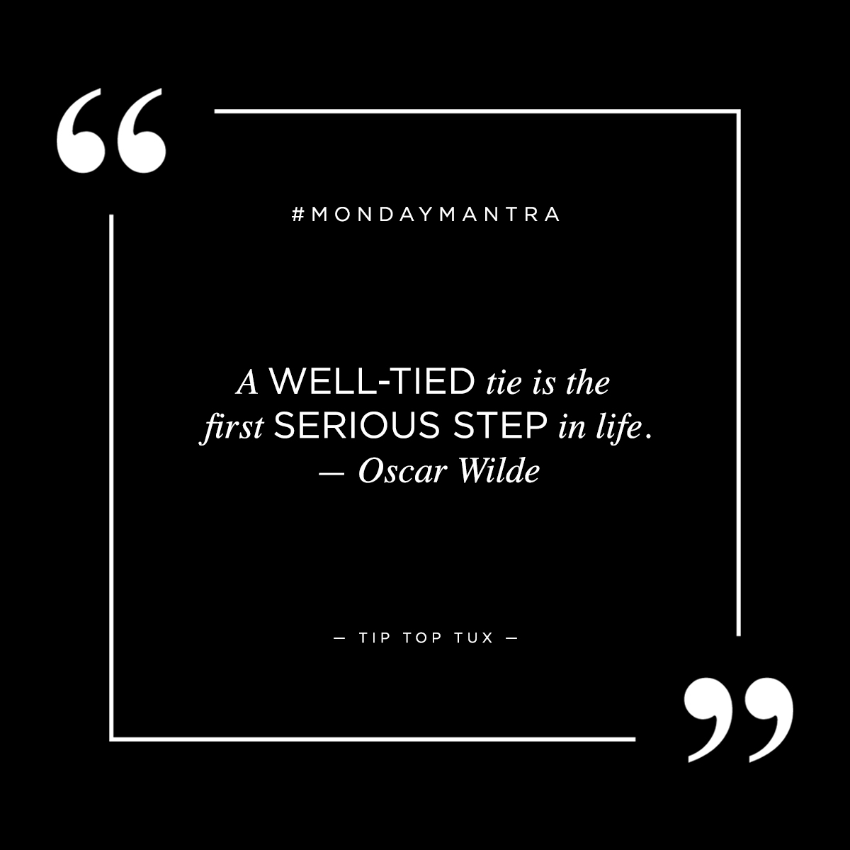 Wise words from Oscar Wilde. 👔