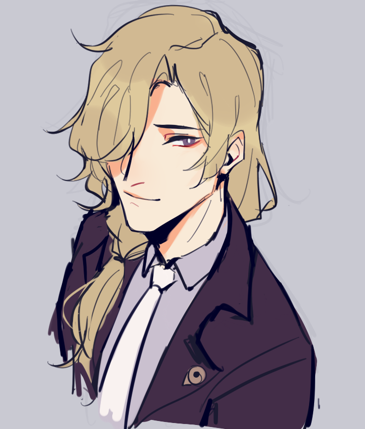 QUICK CECIL SKETCH!! my yearly tradition for those who don't know is i draw a quick headshot of my first OC... i am sooo inconsistent LOL YES he is an aegislash gijinka 