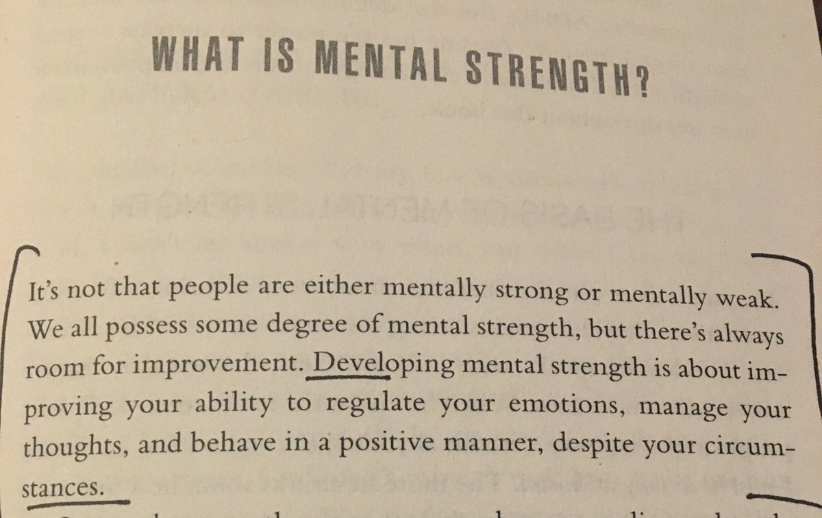 Chris Fee Twitter: "This is the best definition have ever seen about mental strength/toughness. From Things Mentally Strong People Don't Do by Amy Morin / Twitter