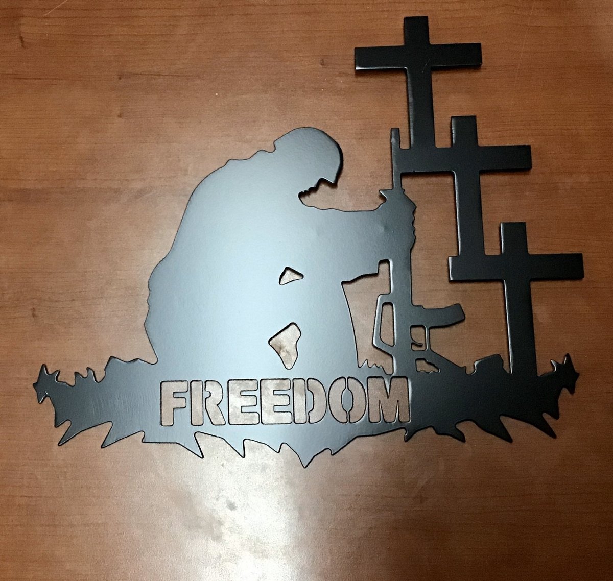 ODAAT3's tweet photo. Excited to share the latest addition to my #etsy shop: Freedom Plaque Free Shipping https://t.co/ufyDvMIyU1 #housewares #homedecor #customsign #freedomplaque #freedomsign #metalsign #usa #america #veteranplaque https://t.co/3jE9xVTapq