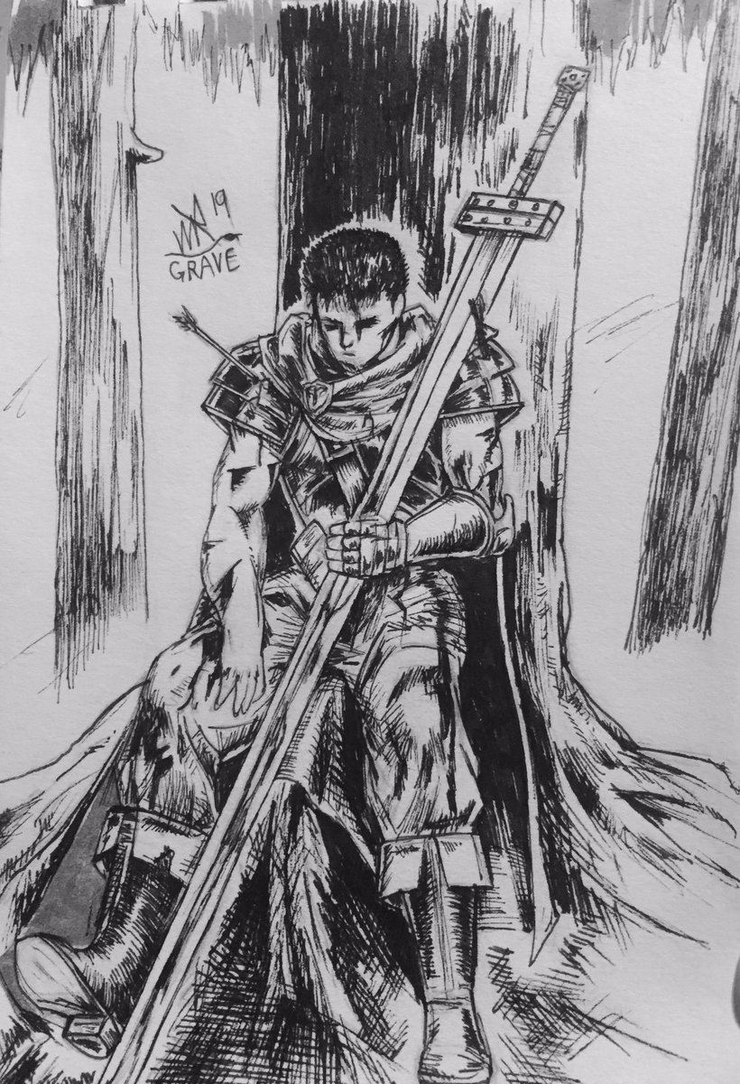 Jake Grave Guts The 100 Man Slayer Guts Berserk Gutsdrawing Comics Comicart Drawing Doodle Manga Details Ink Medieval T Co Lgpixivifd Twitter
