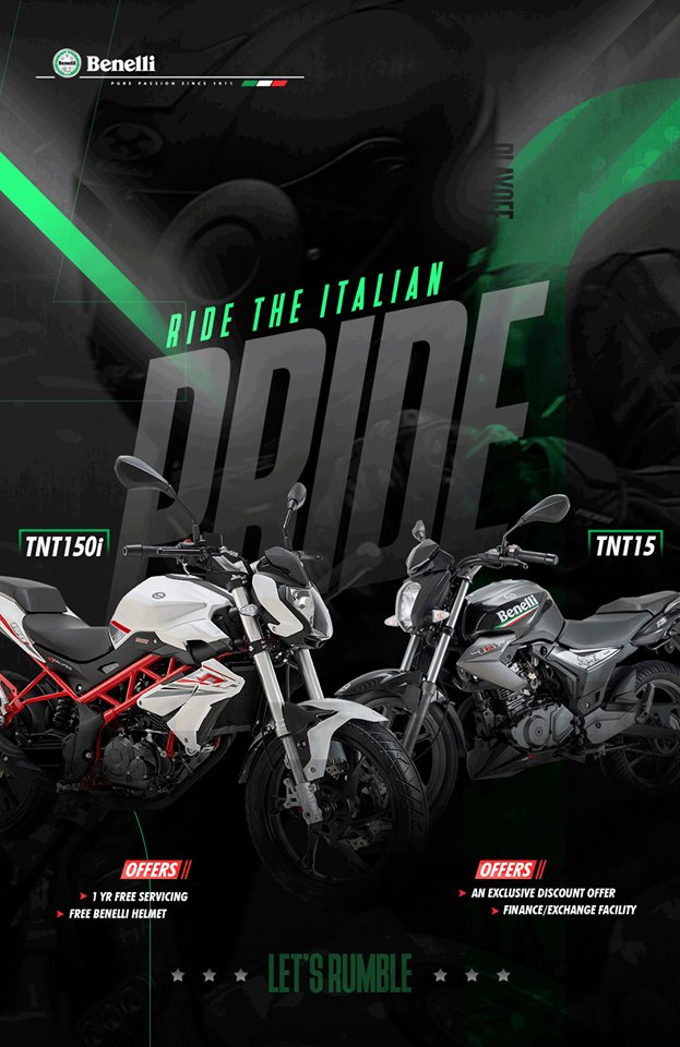 BenelliNP's tweet photo. Benellli Christmas - New year - Losar Offer !!
As 2019 is coming to an end, cruise down on your Italian beast. With our offer, you can take the Italian pride beast to your home.
For details, visit the nearest Benelli showroom.
#Benelli #BenelliNepal #ItalianPassion #MotorradLife https://t.co/JysEW0JKRS