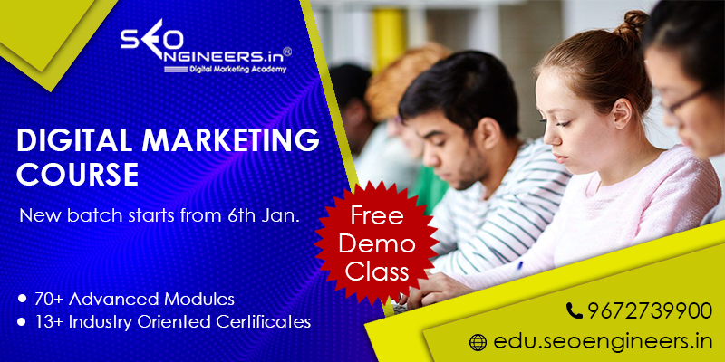 SEO_Engineers's tweet photo. New batch of Digital Marketing Course starts from 6th Jan. Get 100% placement assistance. Join free demo class
Call: 9672739900
Website: https://t.co/bpdOWboJoQ
#digitalmarketingcourse #students #colleges #Jaipur #collegestudent #bba #mba #btech #managementstudents #trainings https://t.co/hJBt29H3PY