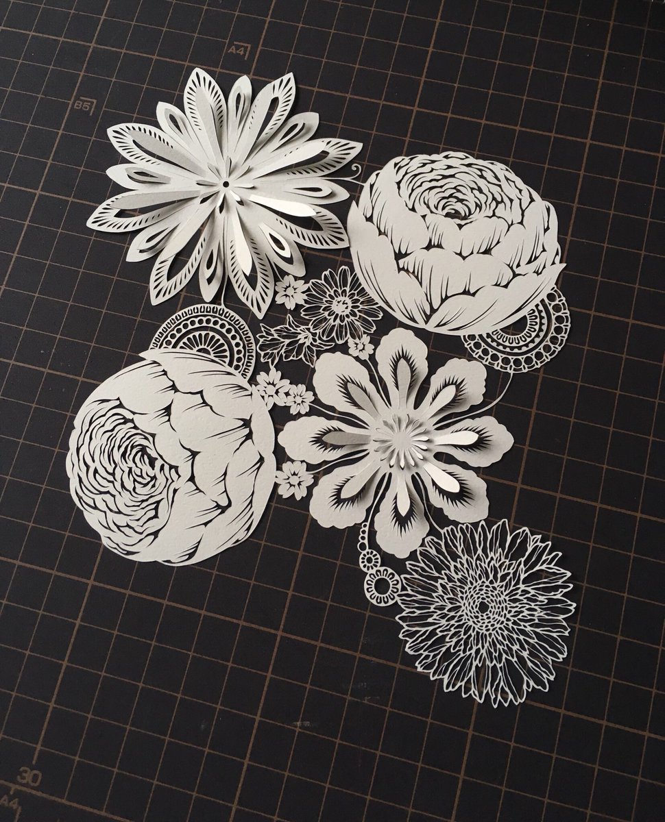 実はこの切り絵物凄くお気に入りです。
#切り絵 