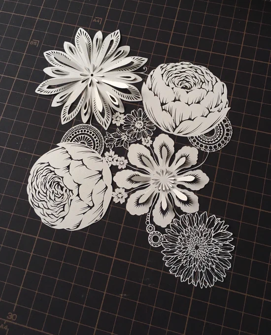 実はこの切り絵物凄くお気に入りです。
#切り絵 