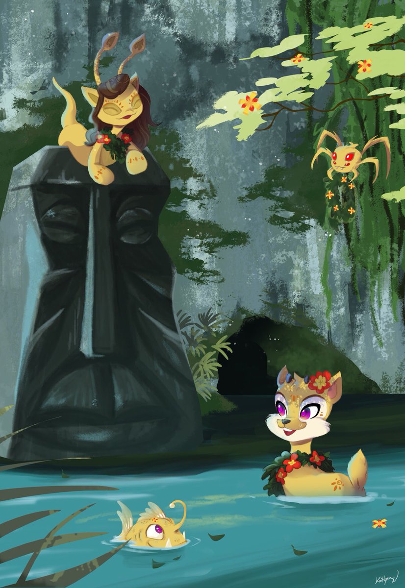 My Mystery Island piece for <a href="/Neo_Adventures/">Neopian Adventures Zine</a> zine!
You can get it here:
 shadybug.itch.io/neopian-advent…