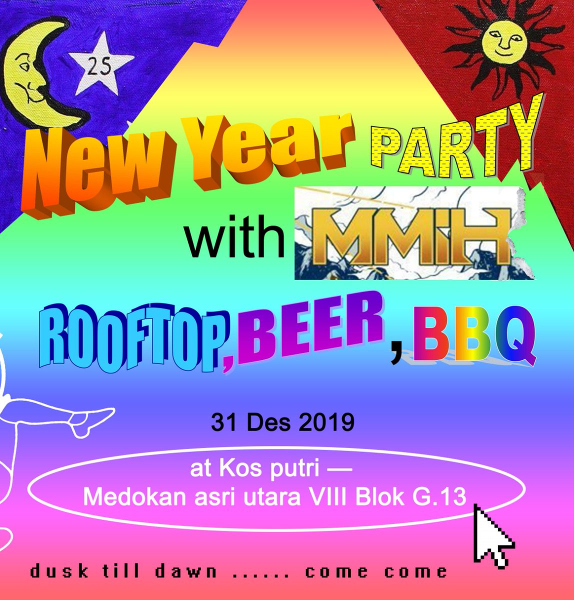 Uuuu ntar malem bareng cewek kos putri. Sinio