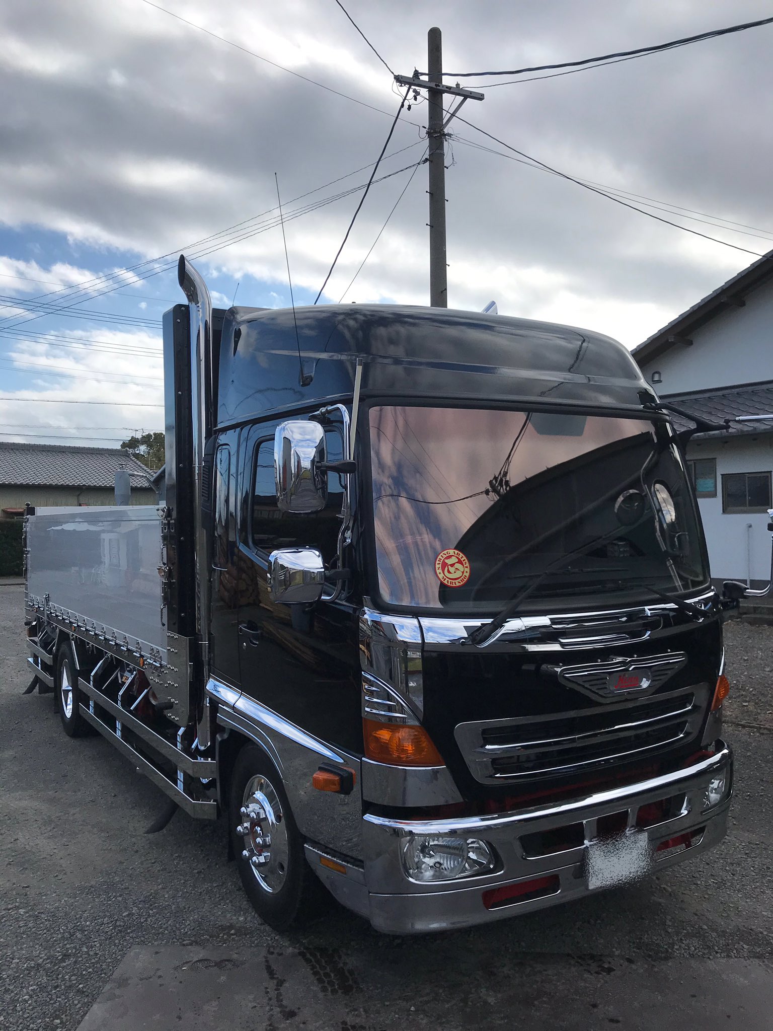 デコトラ　レンジャープロ　純正マフラー 中古 日野 マフラー (DPF/DPD/DPR) H27年【ストックNo.8-45472