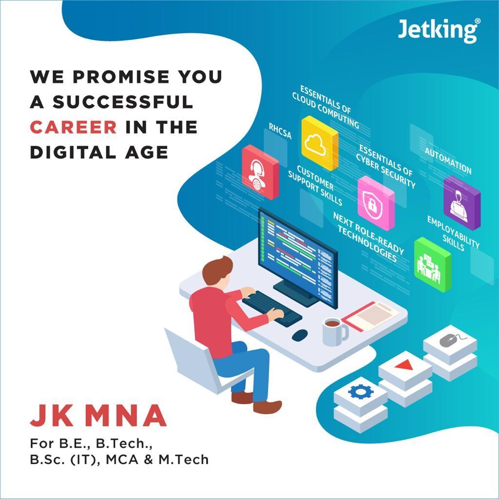 JetkingNoida's tweet photo. #JetkingNoida wishes you all a very Happy  New Year 2020 Ahead.

Make informed choices, LEARN FROM THE EXPERTS, #JKDNA, #JKMNA for your bright and successful #Career in #IT

#jobs #placement #noidajobs @Jetking @JetkingNoida  Don't wait, Start your journey today! https://t.co/sBEMzW6Uwy