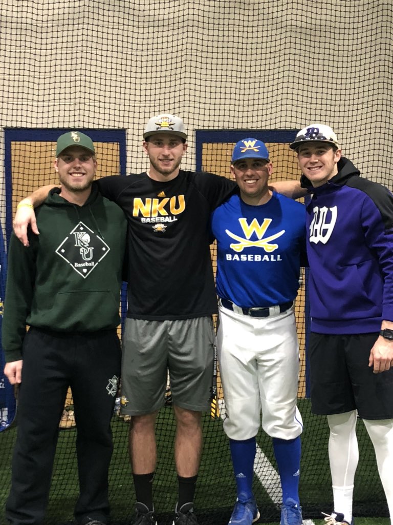 Blair2Adam's tweet photo. Always a Awesome day when you get to see these three guys back home working with the future Commanders as they prepare for their college seasons coming up soon. #BaseballFamily #WCAlumni #Itsmorethanbaseball https://t.co/7offOJQcMX