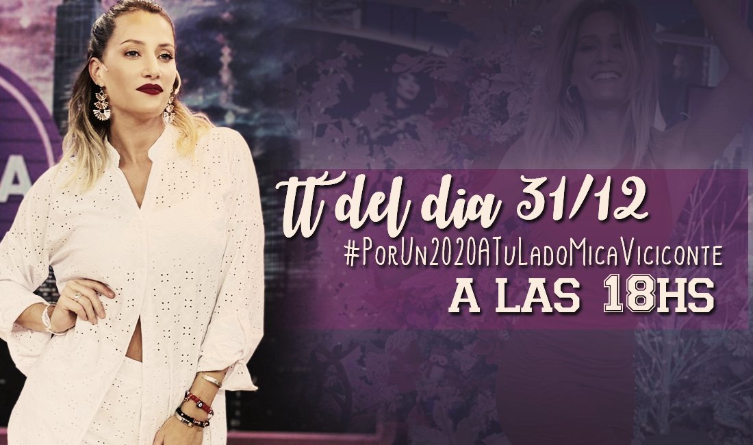 forcendsmicaela's tweet photo. Fandom! Este es el tt para mañana 👉🏻#PorUn2020ATuLadoMicaViciconte (18:00 hs). Esperamos contar con la ayuda de todos, RT y difundir 💪🏻💚 https://t.co/wkXGTCbvKv