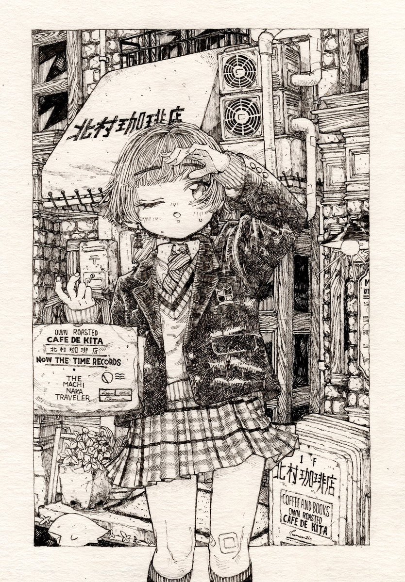 #線画愛好会 
