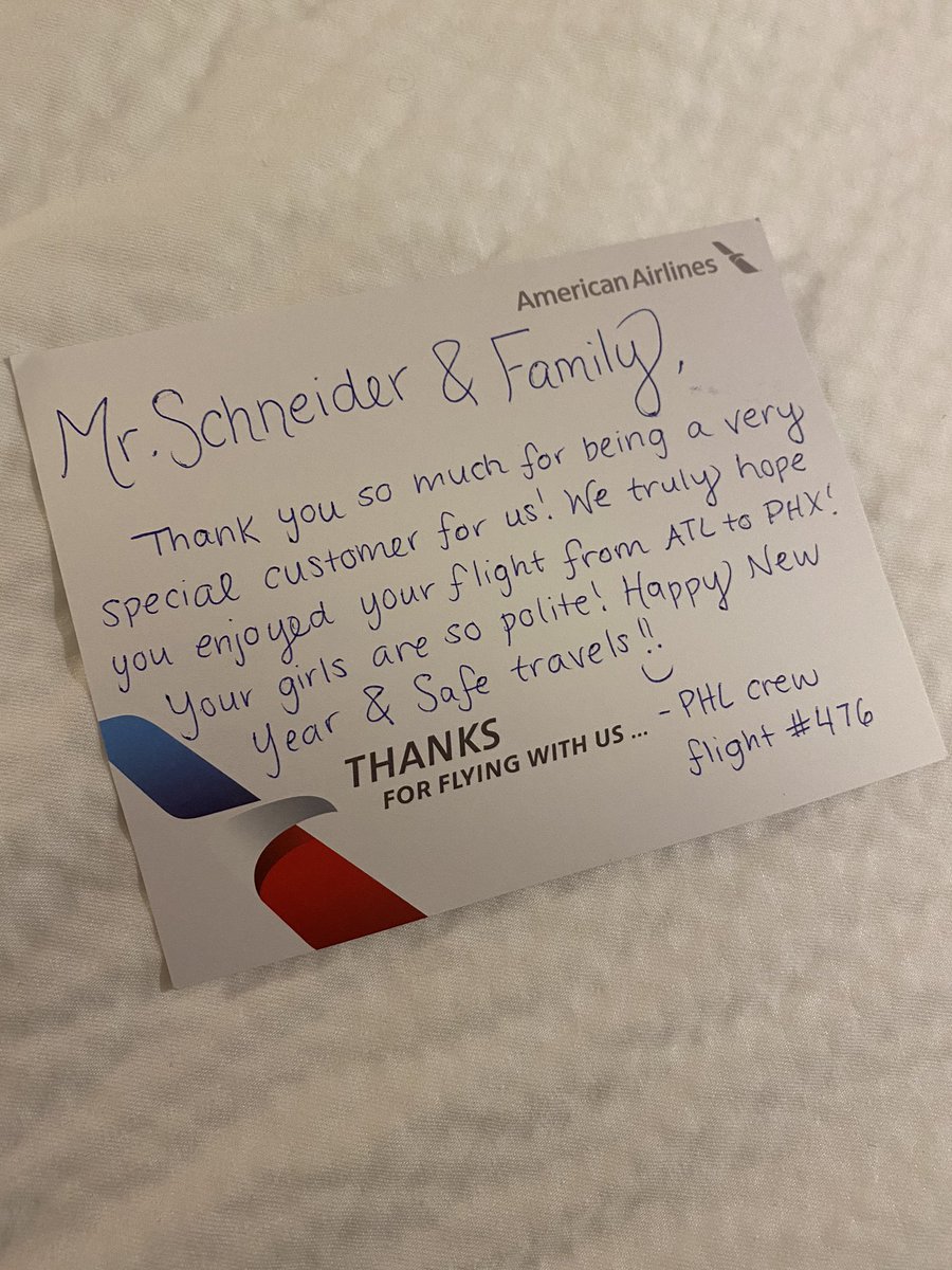 Awesome crew on our <a href="/AmericanAir/">americanair</a> flight today. They deserve a holiday bonus.😉