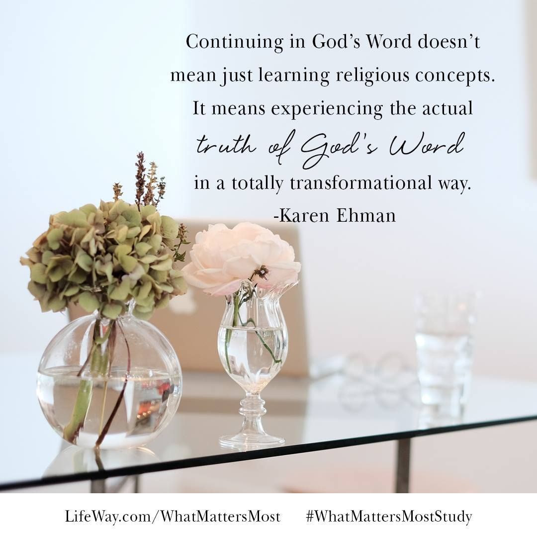 karen_ehman's tweet photo. Great goal for 2020: We need to get into Godβs Word so His Word can get into us. ππ
#whatmattersmoststudy https://t.co/d3ilG4b24i