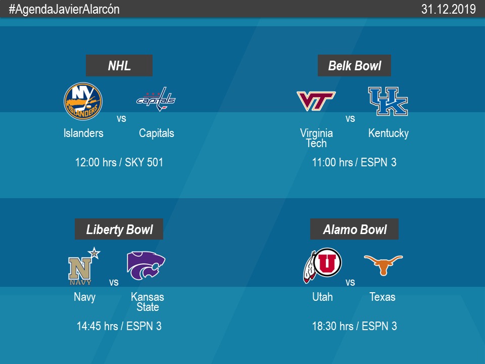 Javier_Alarcon_'s tweet photo. #AgendaJavierAlarcón | #NHL #NCAAFootball #BelkBowl #AZLB #ValeroAlamoBowl https://t.co/NznT2E619w