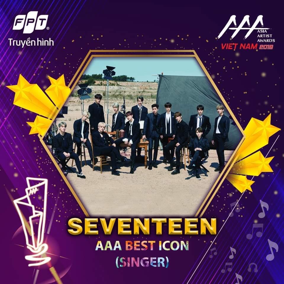 SmileFlowers417's tweet photo. Awards Recap:
#SEVENTEEN Won
π Best Icon
π Best Social Artist
π Album Of the Year (Daesang)
At Asia Artist Awards
@pledis_17 #SVT_2019 #2019_SVT_YEAR https://t.co/TL5ZwTpsjd