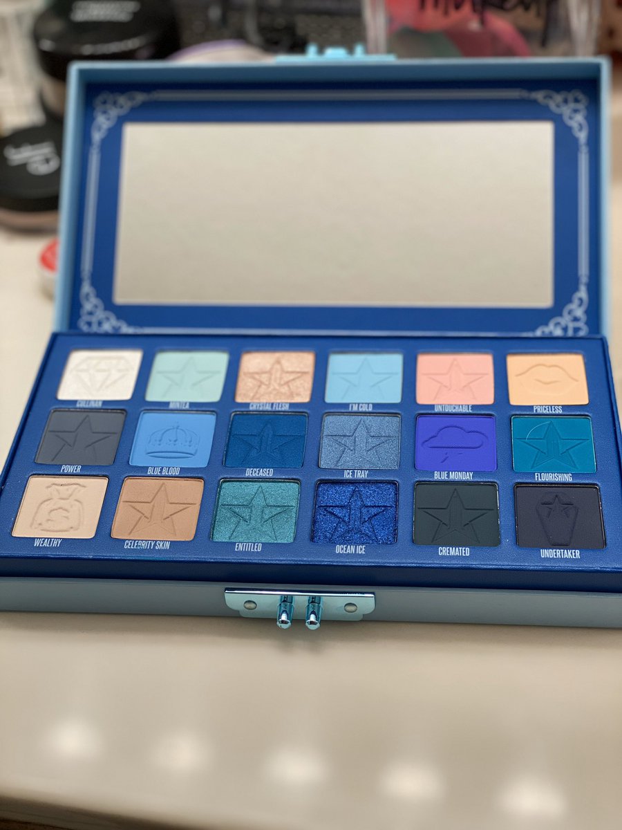 She just came in! I heard my husband tell my dog “I know buddy.. that’s the thing that mom loves more than us” 🤣  <a href="/JeffreeStar/">Jeffree Star</a> #jeffreestar #jsc #jeffreestarcosmetics