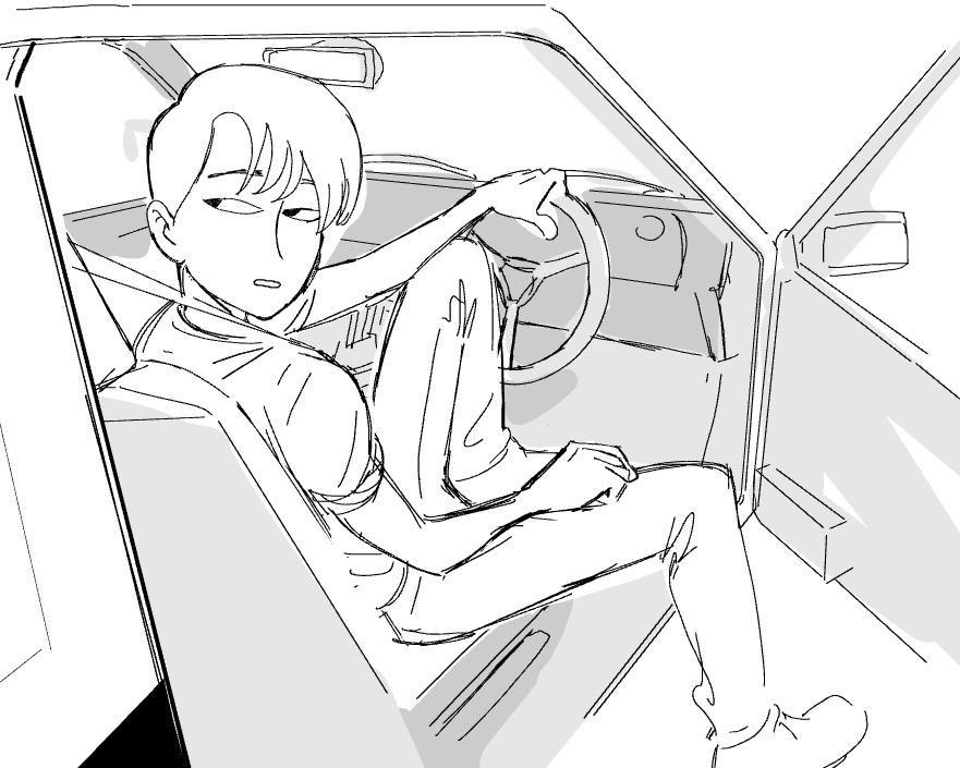 initially i joked ...........but then i punked myself and drew it 