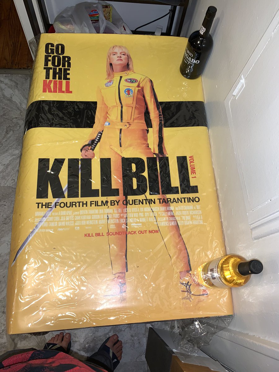 ErikSWayne's tweet image. My “ Kill Bill” dinner table..love Tarantino movies!! Hope we see Volume 3 someday