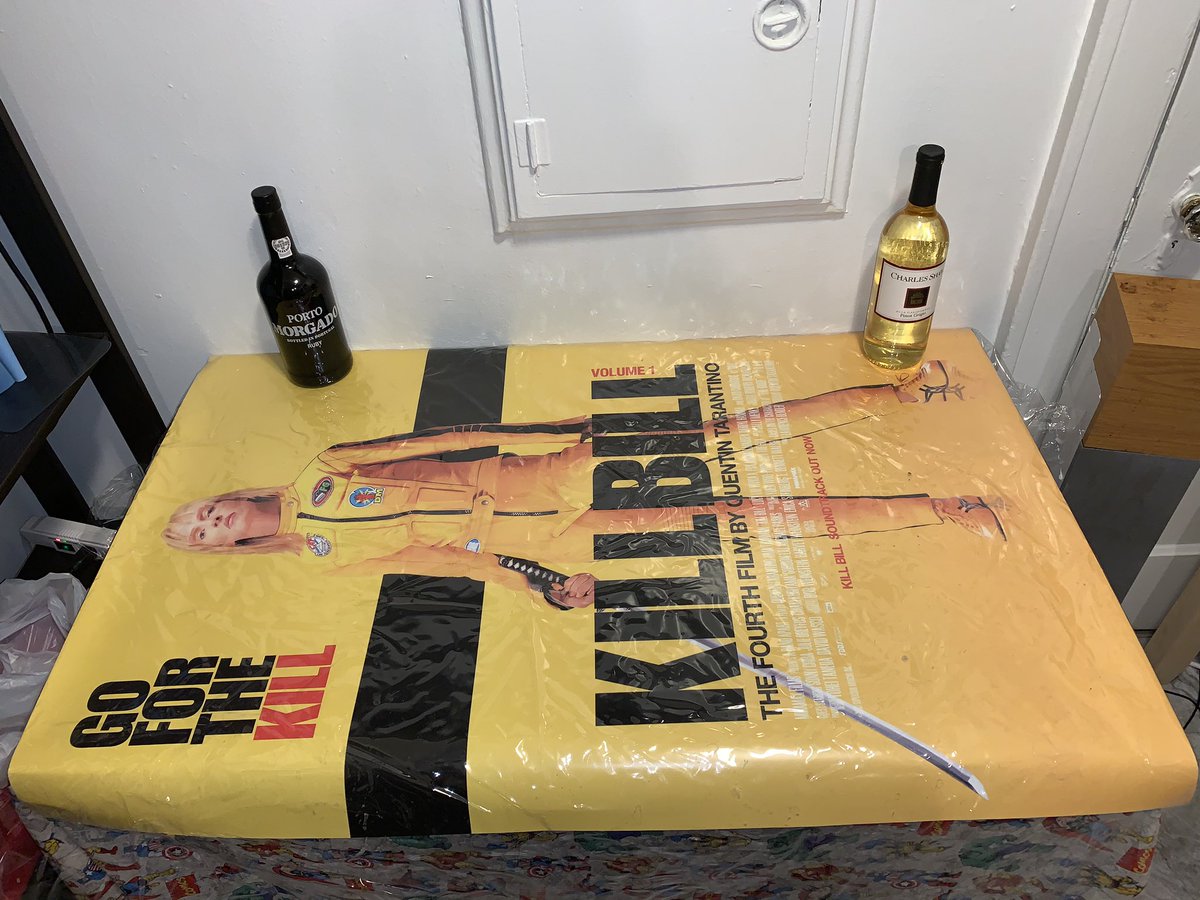 ErikSWayne's tweet image. My “ Kill Bill” dinner table..love Tarantino movies!! Hope we see Volume 3 someday