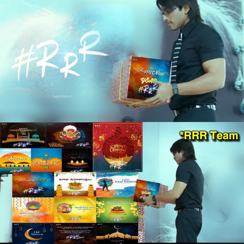 Kiran_Korapati's tweet image. Get Ready for another 
Brand New Year Poster 🔥 @RRRMovie  #RRR