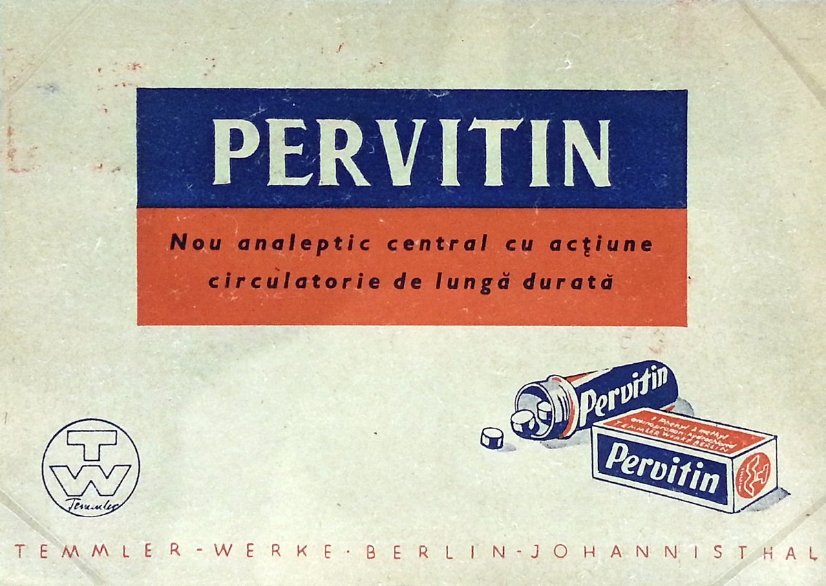 Pervitin Remained Easy To Obtain Even After The War, And Doctors Didn't Hesitate To Prescribe It Before It Was Eventually Banned In Germany.