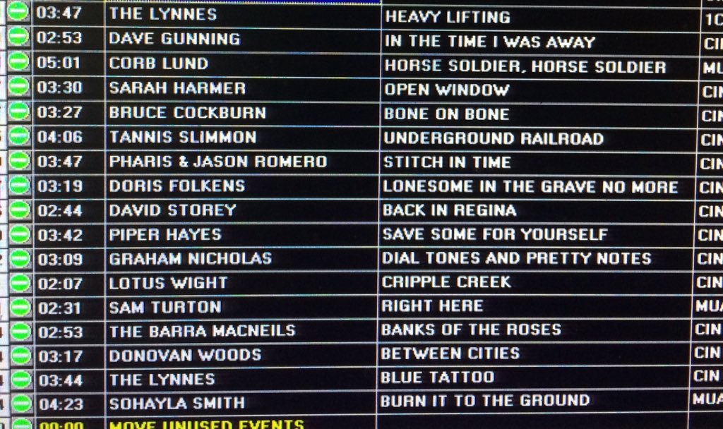 New Year’s Eve playlist on “Canadian Roots” at 11pmEST Tuesday Dec 31st! Award winners, nominees, a thank you to Erin Roots concert artists, some best of the decade, and a smashing ending by <a href="/SohaylaSmith/">Sohayla Smith</a>