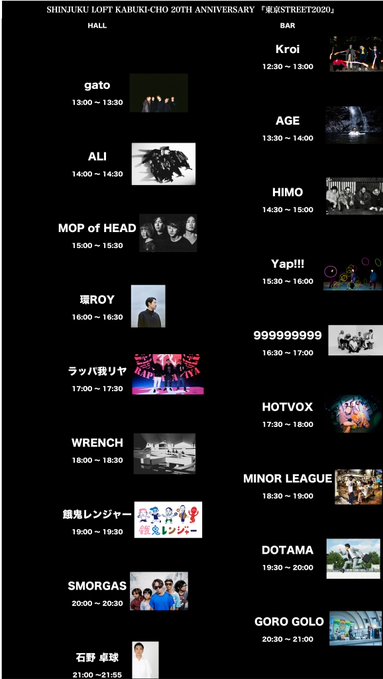 smorgasOFFICIAL's tweet photo. 2020.1.4(土) 
東京STREET2020
【出演】
石野 卓球
環ROY
餓鬼レンジャー
ラッパ我リヤ
SMORGAS
MINOR LEAGUE
HOTVOX
999999999
ALI   
GORO GOLO   
HIMO
AGE   
Kroi   
gato
Yap!!!   
WRENCH
MOP of HEAD
DOTAMA https://t.co/0kjdkz7QFb