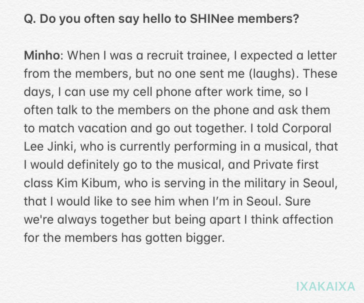 ixakaixa's tweet photo. “When I was a recruit trainee, I expected a letter from the members, but no one sent me. (laughs)” 
“(...) but being apart I think affection for the members has gotten bigger.”
🌸💎 https://t.co/cH6owomc8Q