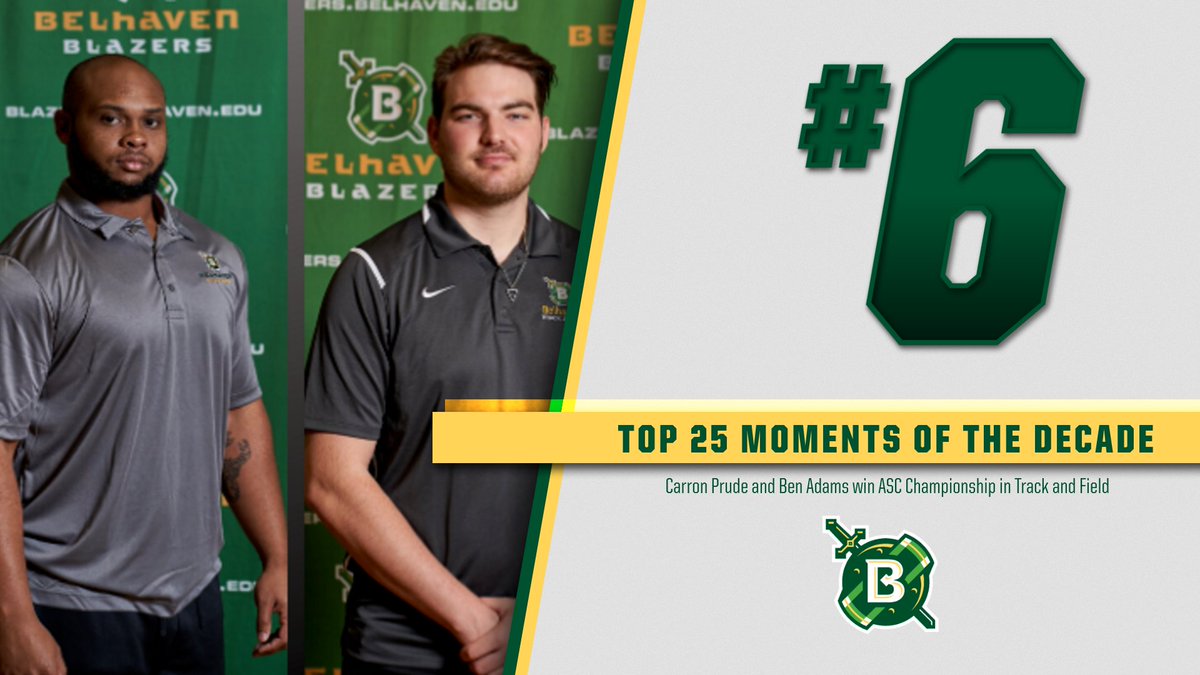BelhavenBlazers's tweet photo. #6- Carron Prude (Hammer) and Ben Adams (Javelin) win American Southwest Conference Championship!
https://t.co/G9IEDZTt7t https://t.co/5t4VUv0BXY