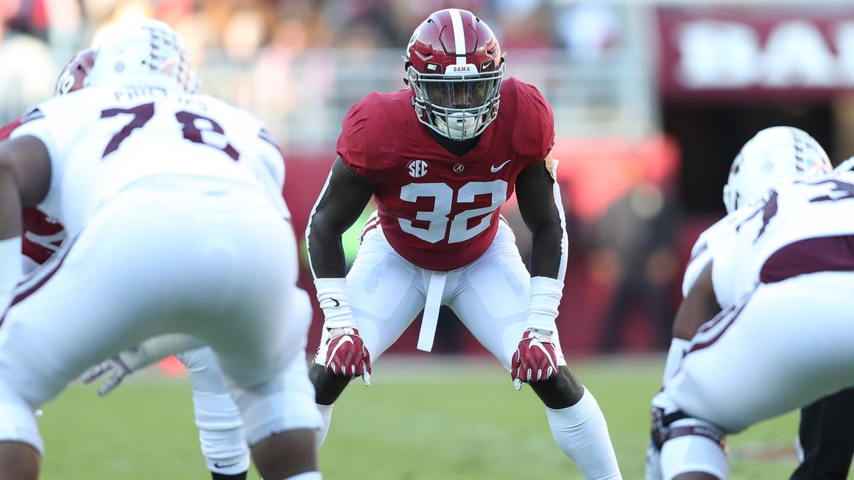 ND_4_EVER_'s tweet photo. Alabama linebacker Dylan Moses announces he will return to Alabama to play his senior seasonโ๏ธโ๏ธโ๏ธโ๏ธโ๏ธMoses tore his ACL during the off-season ๐๐๐๐ #dylanmoses #alabamafootball #RollTide https://t.co/PVE6FvH8Rs