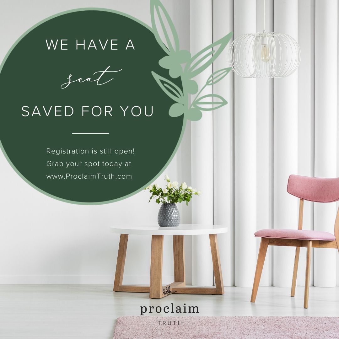 Do you find yourself hoping to draw nearer to Christ? Join us at the 2020 Proclaim Truth Conference on Jan 23-24th if you want this year to be marked by faithfully growing in your understanding of the Scripture. Details @ ProclaimTruth.com.

#ProclaimTruth #KnowingGodsWord