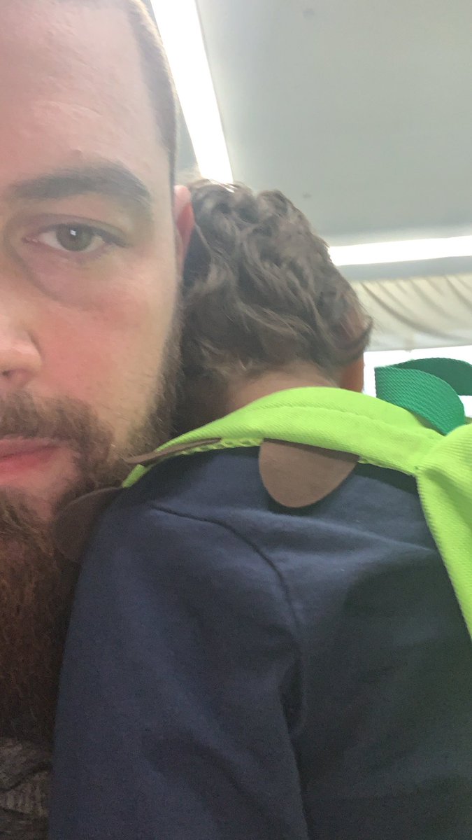 AbdelRahmanM's tweet photo. A picture of my son crying asking me where his mom and sister are when I am pulled away from my wife for another secondary screening and private interrogation at customs upon returning home. https://t.co/wmncw6vb9N