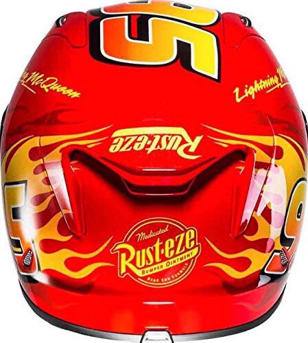 Accela バイク記事紹介 Hjc のディズニー ピクサー公式ヘルメット 映画 カーズ シリーズに登場するキャラクター ライトニング マックィーン をイメージ マックィーンらしいヒートなデザインで カッコイイ T Co Mymoqno7x0
