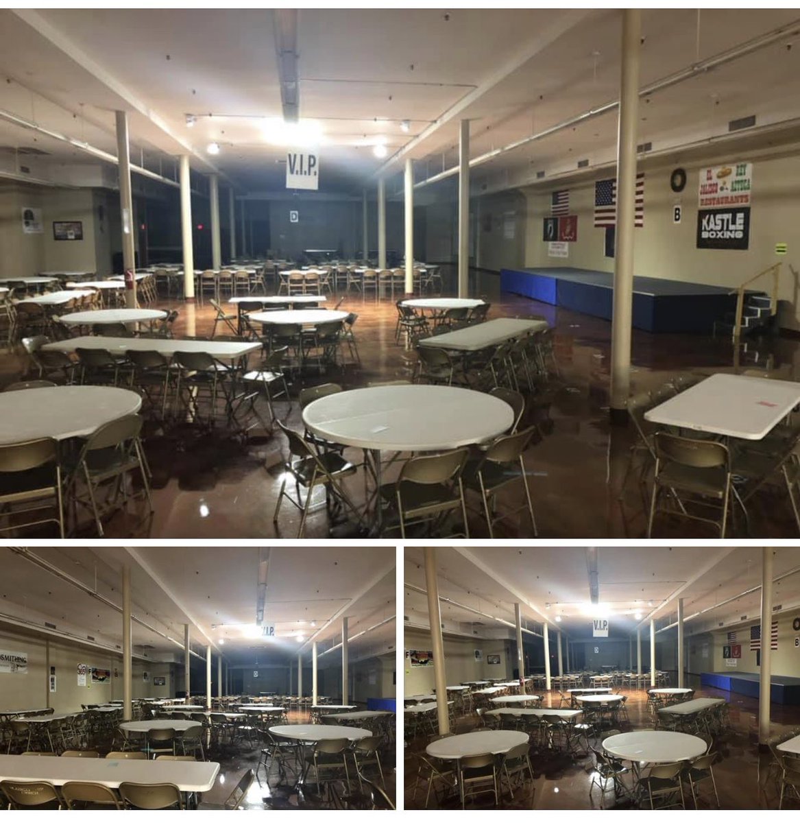 visitJayne's tweet photo. All set up for tomorrow. Bulldog Arena 10-pm-1am. Also, the countdown to the new year at the tree in central park. Hope to see everyone there. DJ Hock will be spinning your favorite dance music https://t.co/NB5oWHmzLa