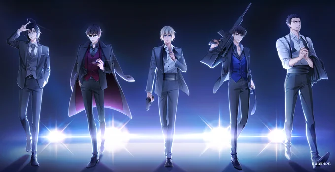 #2019年自分が選ぶ今年の4枚
警察学校組の本出せた事が自分でも驚いた年でしたー!勢いと熱意大事🔥FF15とジョジョにも燃えたし今年も楽しかった😊出せるオリジナルが少ッッッないので来年はもっと自由に沢山描きたいです～💪 