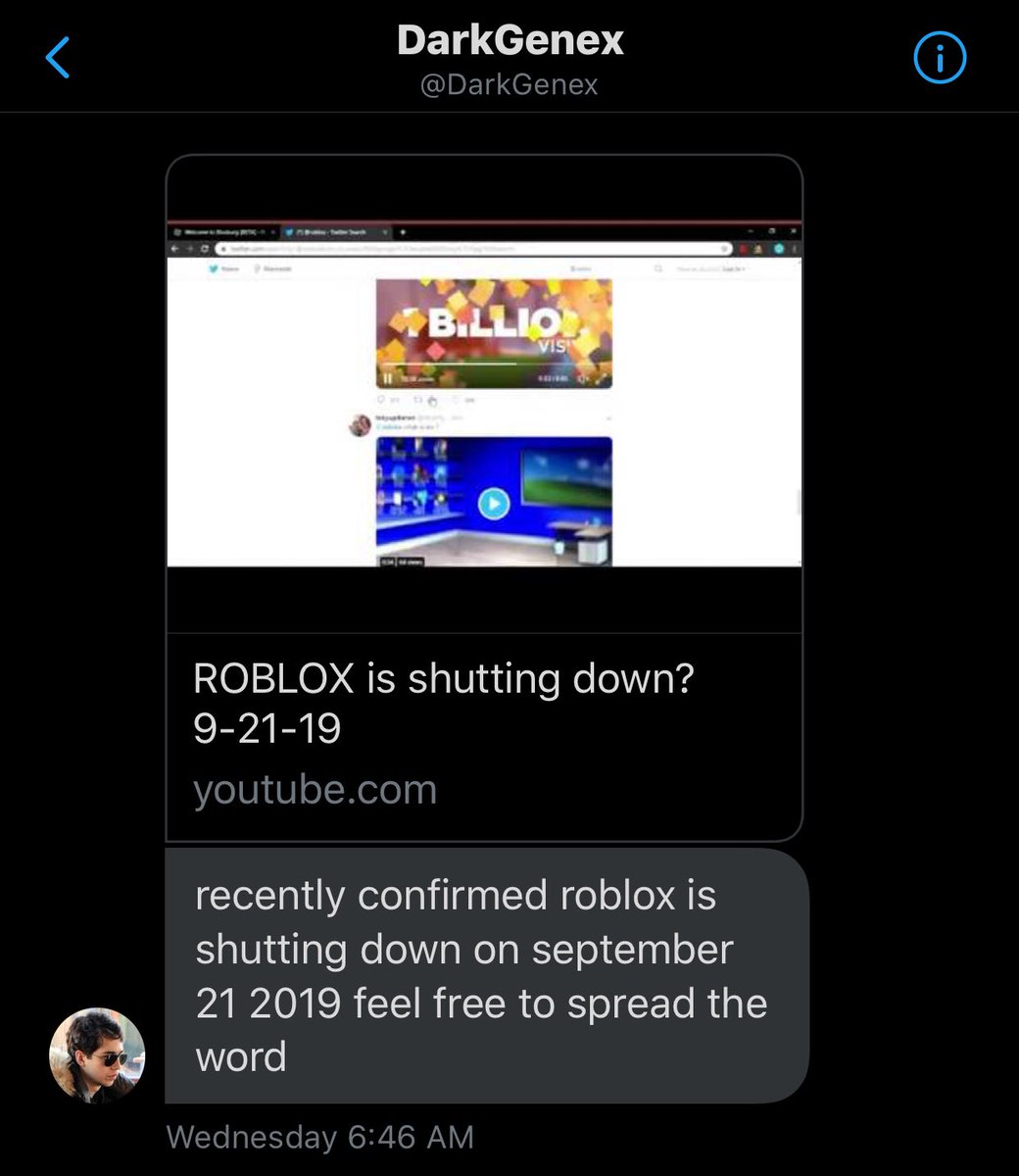 News Roblox On Twitter Roblox Did Shut Down Last Year Retwet