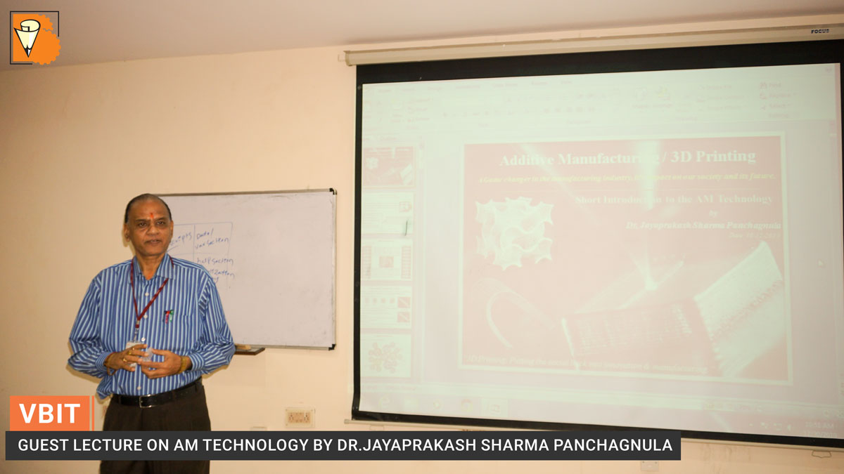 VBITHYD's tweet photo. Students bestowed with in-depth subject knowledge &amp; latest technical updates in a guest lecture on AM Technology by Dr.Jayaprakash Sharma Panchagnula, Assistant Professor, SRM university
#GuestLecture #VBIT #AMTechnology #VignanaBharathiInstituteofTechnology @SRMUNIVERSITY1 https://t.co/Bwpdw2oSS9