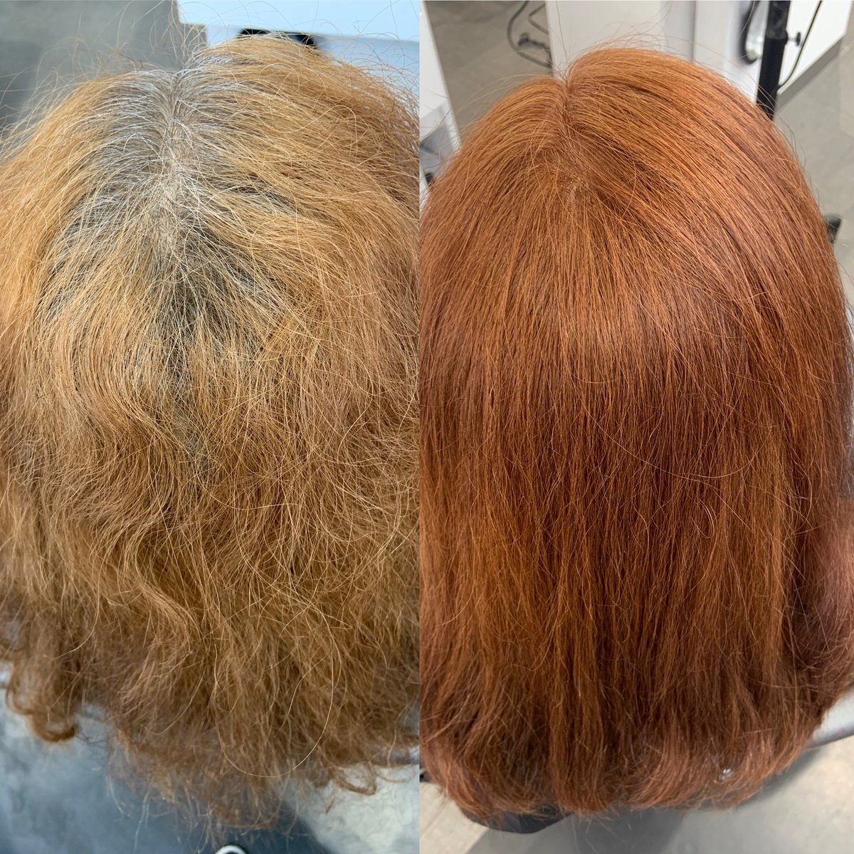 seraselkie's tweet photo. We love a good hair transformation! ✂️🎨✨ #hairstylist #cosmetologist #cosmetology #redken #redkencolor #redhead https://t.co/gX0CPHIdPt