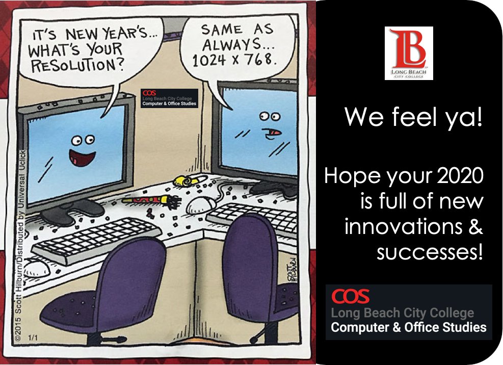 LBCC_COS's tweet photo. Happy New Year's Eve 2020! 
The COS Lab in Room AA206 will open on January 2. See you then!
#degrees4thefuture #COSDepartment #LBCityCollege https://t.co/KE2wKYFVwX