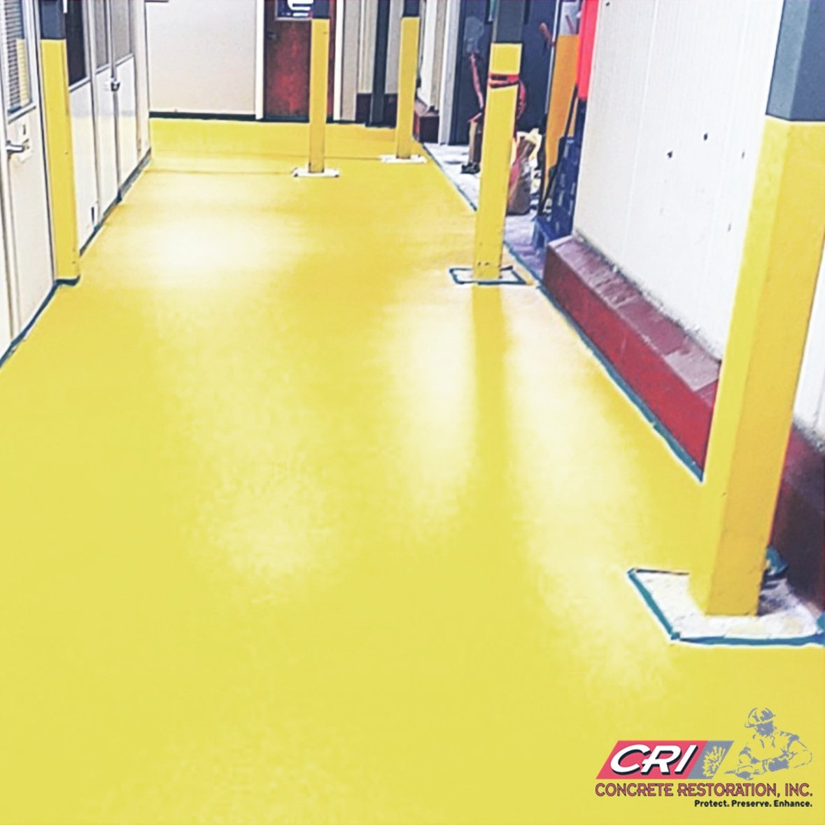 CRISeattle's tweet photo. #awesome high visibility #epoxy flooring.
#criSeattle #Portland #seattle #WashingtonState #Oregon #decorativeconcrete #NewYearsEve #ucrete #resinous #concrete #construction #contractor #generalcontractor #builder #design #flooring #industrialdesign #modernfloor https://t.co/W0mfQQg96j