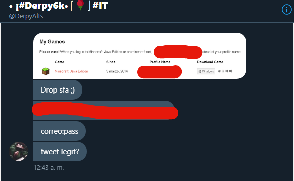 Wqlkersillo's tweet photo. @DerpyAlts_  100% Legit (perdón por la demora se me corto la luz xd) https://t.co/svMbvTAxTj