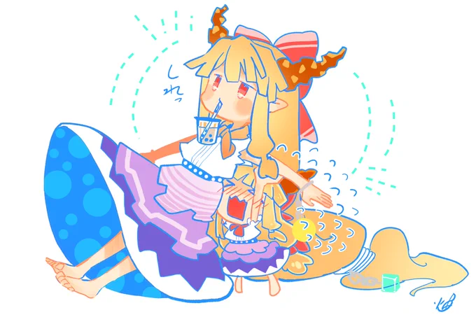 タピオカチャレンジ萃香 