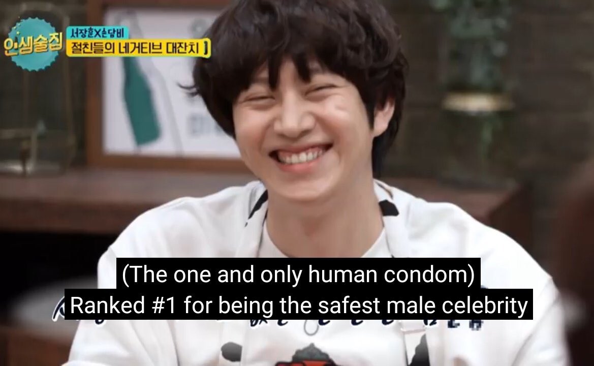 heechul is very protective of his female celebrity friends & got the nickname "kim condom" because female celebs consider him very safe & he would delete his male friend's contact number if they call him to ask him to set them up with his female friends.