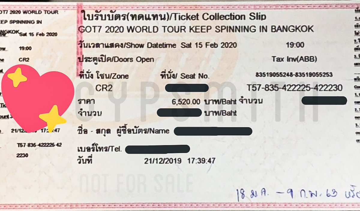 gypsmith's tweet photo. ก่อนจะหมดปี เรามีของขวัญปีใหม่มาฝากค่า 💌

📍รีทวิตสุ่มแจกบัตรคอน GOT7 KEEPSPINNING in BKK บัตร 6500 รอบวันเสาร์ 1 ใบ ✨

ประกาศผชด. วันที่ 7 มค. ค่ำๆ
รับบัตรกับเราวันคอนเท่านั้นนะคะ https://t.co/wMpNmhXMgH