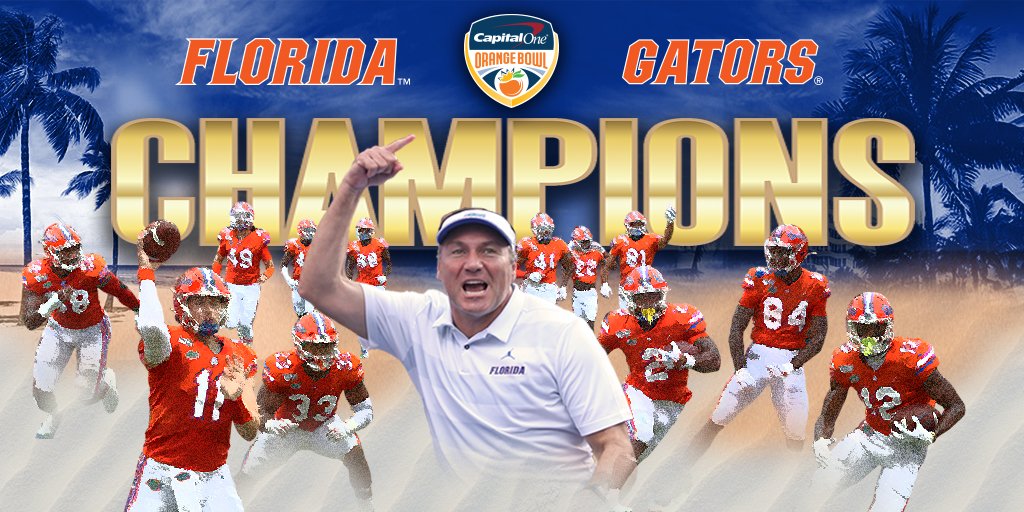 OrangeBowl's tweet image. It's Great to be a Florida Gator! 🐊

#GoGators | #CapitalOneOrangeBowl