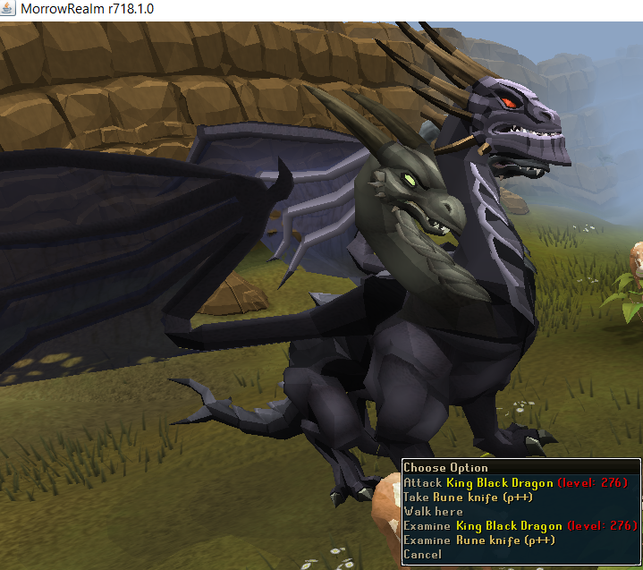 MorrowRealm's tweet photo. @Ultra1 King Black Dragon has 3 heads! https://t.co/G1pLvJzrih