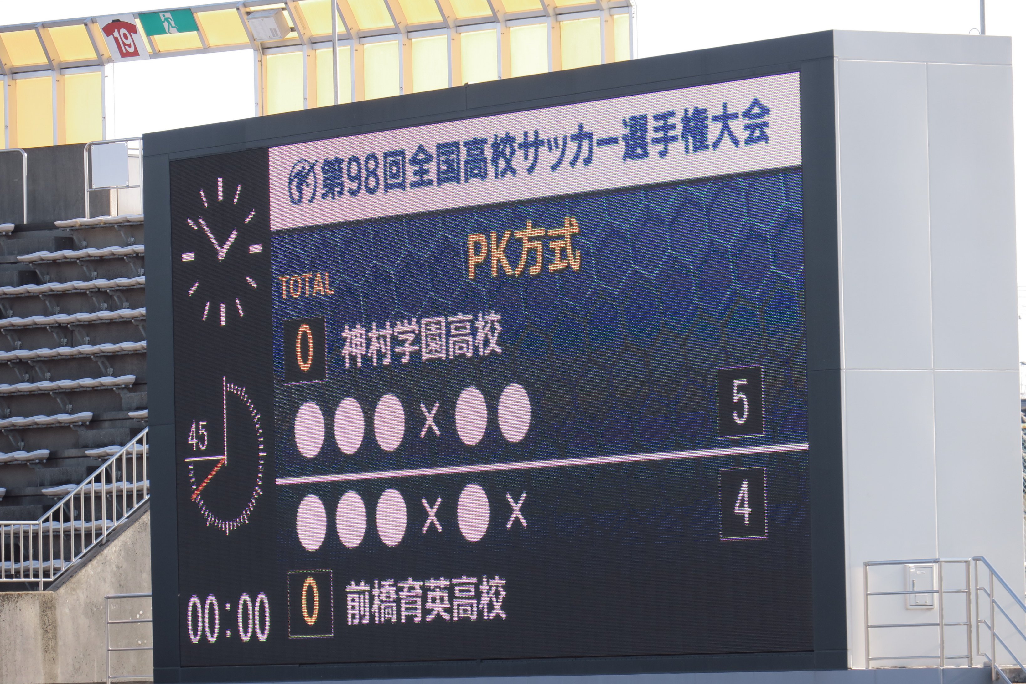 Ma Osa 前橋育英vs神村学園 前後半互いに譲らずスコアレスでpk戦にもつれ込むも Pk戦4 5で神村学園が2回戦進出へ この試合のmvpは当然神村学園 17 Gkの吉山選手だと思います 前後半は自ら0点に防ぎ Pk戦では最後自分で止めて2回戦進出の切符をもぎ取っ