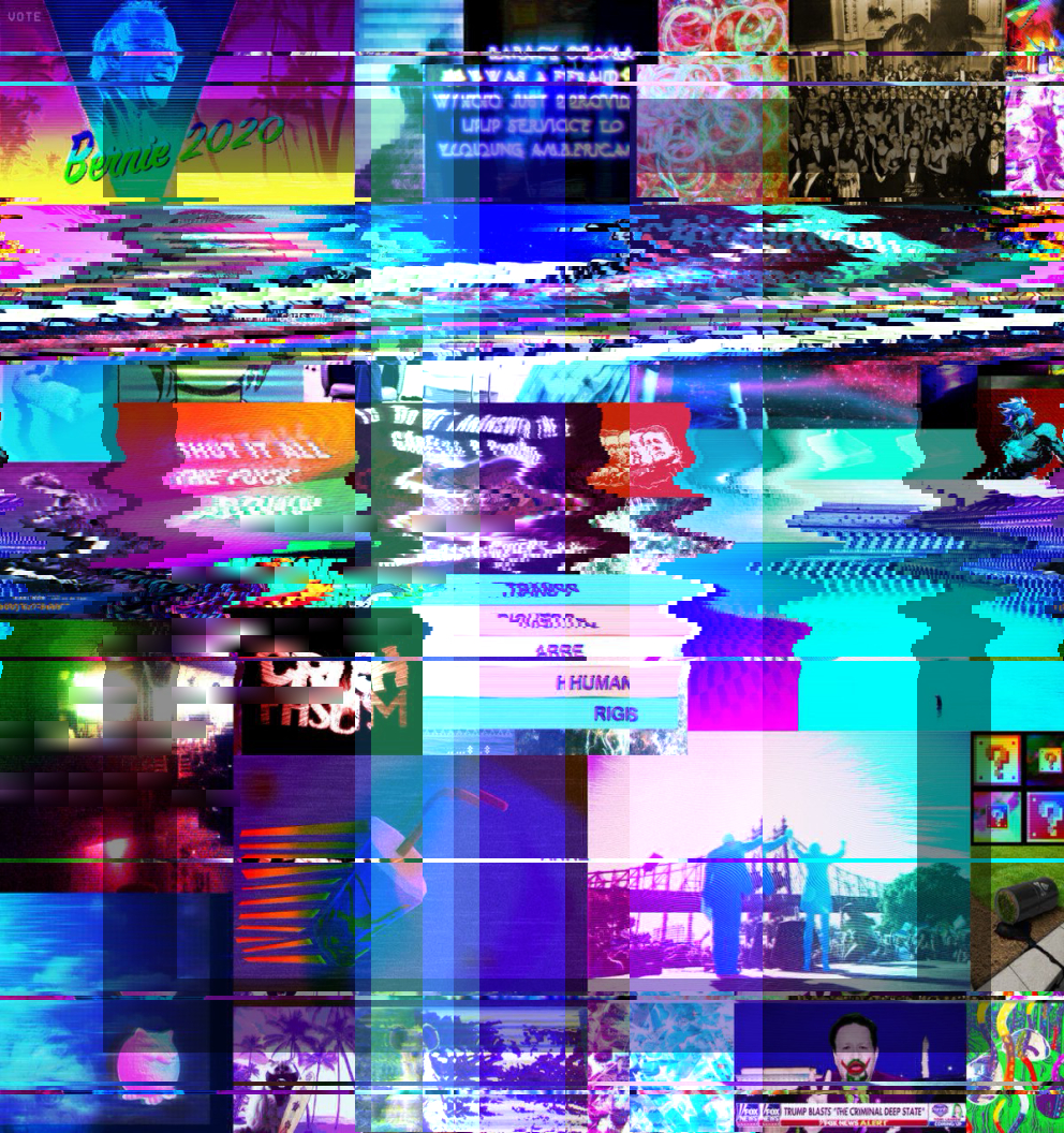 👺🆙 glitch digitalart lofi vaporwave nodejs codeart generative cosine bot Origin img by @_Anunnery